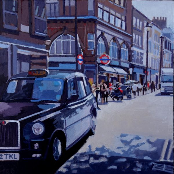 Taxi, Covent Garden Tube by Jennifer Greenland Riverside Gallery Barnes