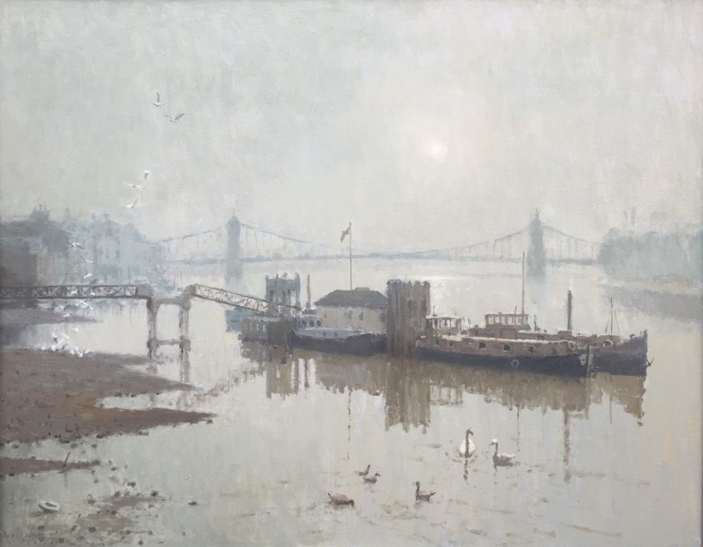 Hammersmith Bridge Dusk - SOLD - Riverside Gallery & Framing