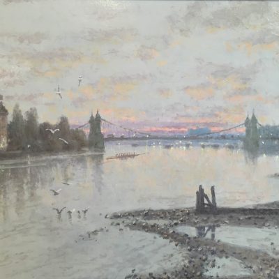 Hammersmith, Sunset by Rod Pearce