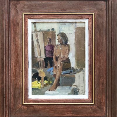 Nude, Lady in Studio by Rod Pearce Riverside Gallery Barnes
