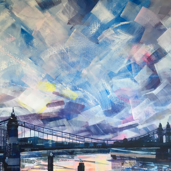 Hammersmith Bridge by Nadia Day