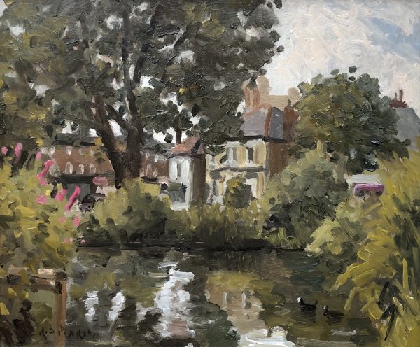 Barnes Pond by Rod Pearce Riverside Gallery Barnes