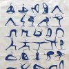Tea towel 'Yoga Poses' - Image 2