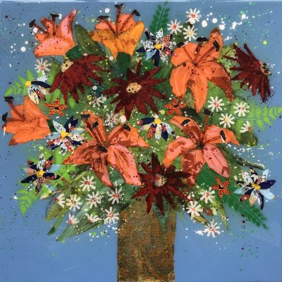 Summer Blooms by Nicky Chubb 40 x 40 cm
