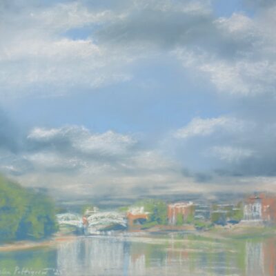 Big skies over Barnes Bridge