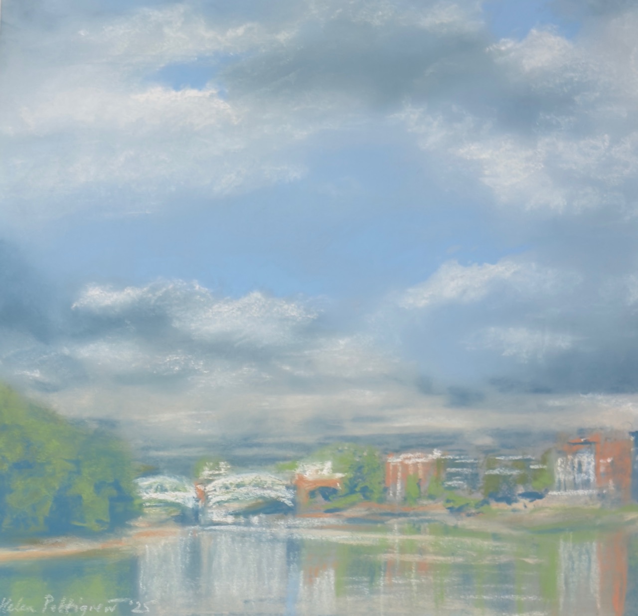 Big skies over Barnes Bridge