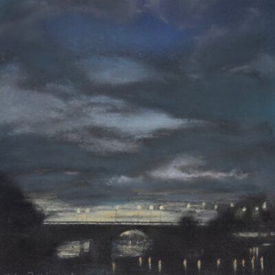 Big skies over Chiswick Bridge