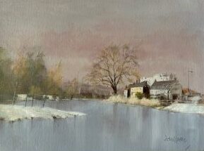 Barnes Pond in Winter