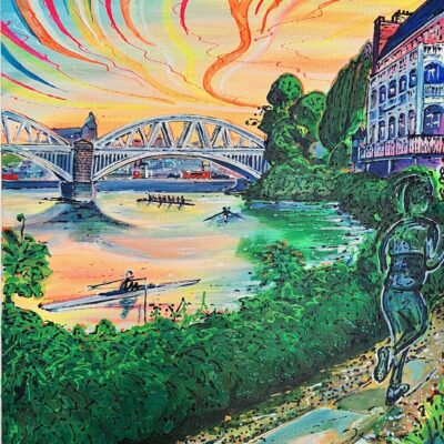 Morning Training by Barnes Bridge