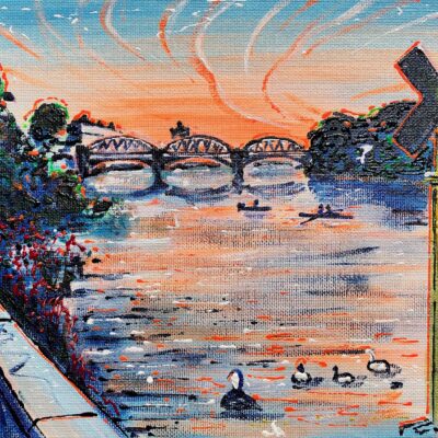 Barnes Bridge Sunset